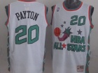 NBA 96 All Star #20 Gary Payton White Hardwood Classic Swingman Jerseys