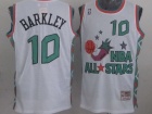 NBA 96 All Star #10 Charles Barkley White Hardwood Classic Swingman Jerseys