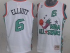 NBA 96 All Star #6 Sean Elliott White Hardwood Classic Swingman Jerseys