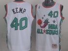 NBA 96 All Star #40 Shawn Kemp White Hardwood Classic Swingman Jerseys