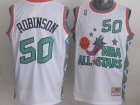 NBA 96 All Star #50 David Robinson White Hardwood Classic Swingman Jerseys