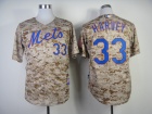 New York Mets #33 Matt Harvey 2014 Alternate Camo Cool Base Jerseys