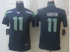 Seattle Seahawks #11 Percy Harvin Blue 2014 Nike Youth Limited Jerseys