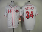 Cincinnati Reds #34 Homer Bailey White Cool Base Jerseys