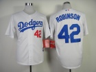 Los Angeles Dodgers #42 Jackie Robinson White Cool Base Jerseys