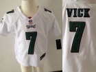 Philadelphia Eagles #7 Michael Vick White Nike Toddler Jerseys