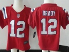 New England Patriots #12 Tom Brady Red Nike Toddler Jerseys