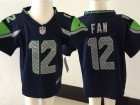 Seattle Seahawks #12 Fan Blue Nike Toddler Jerseys