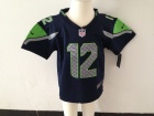 Seattle Seahawks #12 Fan Blue Nike Toddler Jerseys