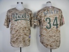 Cincinnati Reds #34 Homer Bailey 2014 Alternate Camo Cool Base Jerseys