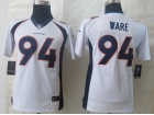 2014 Nike Youth Denver Broncos #94 DeMarcus Ware White Limited NFL Jerseys