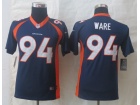 2014 Nike Youth Denver Broncos #94 DeMarcus Ware Blue Limited NFL Jerseys