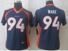 2014 Nike Women Denver Broncos #94 DeMarcus Ware Blue Limited NFL Jerseys