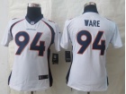 2014 Nike Women Denver Broncos #94 DeMarcus Ware White Limited NFL Jerseys