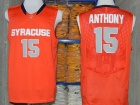 Syracuse Orange #15 Camerlo Anthony Orange NCAA Basketball Jerseys