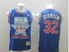 Los Angeles Lakers #32 Magic Johnson Blue 93 All Star Swingman Jerseys