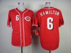 Cincinnati Reds #6 Billy Hamilton Red Cool Base Jerseys