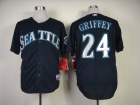 Seattle Mariners #24 Ken Griffey Dark Blue Cool Base 2014 New Season Jerseys