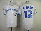 Toronto Blue Jays #12 Robert Alomar White Throbwack 1993 Jerseys