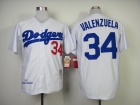 Los Angeles Dodgers #34 Fernando Valenzuela White 1955 M&N Jerseys