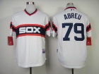 Chicago White Sox #79 Jose Abreu White Alternate Home Cool Base Jerseys