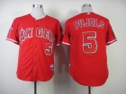 Los Angeles Angels 5# Albert Pujols Red Cool Base Jerseys