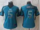 Jacksonville Jaguars #5 Blake Bortles Green Nike Drift Fashion Women Jerseys