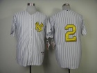 New York Yankees #2 Derek Jeter Fashion Gold Jerseys