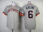 Detroit Tigers #6 Al Kaline Grey 1984 Turn Back The Clock Jerseys