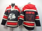 Chicago Blackhawks #50 Corey Crawford Black Deadhawks Skull NHL Sweaters