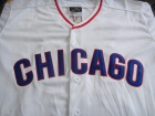 Chicago Cubs #14 Ernie Banks White 1968 Majestic Throwback Jerseys