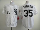 Chicago White Sox #35 Frank Thomas White 2014 Hall Of Fame Inductee Home Jerseys