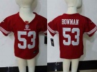 San Francisco 49ers #53 NaVorro Bowman Red Nike Toddler Jerseys