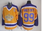 Los Angeles Kings #99 Wayne Gretzky Yellow NHL Jerseys