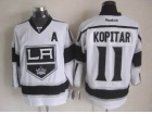 Los Angeles Kings #11 Anze Kopitar White C Patch Jerseys