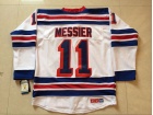 New York Rangers #11 Mark Messier White CCM Jerseys