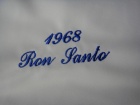 Chicago Cubs #10 Ron Santo White 1968 Mitchell&Ness Majestic Jerseys