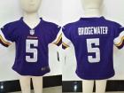 Minnesota Vikings #5 Teddy Bridgewater Purple Nike Toddler Jerseys