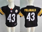 Pittsburgh Steelers #43 Polamalu Black Nike Toddler Jerseys