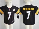 Pittsburgh Steelers #7 Roethlisberger Black Nike Toddler Jerseys