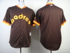 San Diego Padres Blank Brown 1984 Turn Back The Clock Jerseys