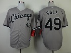 Chicago White Sox #49 Chris Sale Grey Cool Base Jerseys