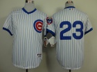 Chicago Cubs #23 Ryne Sandberg White 1988 Turn Back The Clock Jerseys