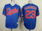 Chicago Cubs #23 Ryne Sandberg Blue 1994 Turn Back The Clock Jerseys