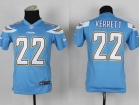 San Diego Chargers #22 Jason Verrett Baby Blue Nike Kids Jerseys