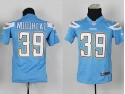 San Diego Chargers #39 Danny Woodhead Baby Blue Nike Kids Jerseys