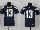 San Diego Chargers #13 Keenan Allen Dark Blue Nike Kids Jerseys