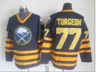 Buffalo Sabres #77 Pierre Turgeon Dark Blue CCM NHL Jerseys