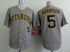 Pittsburgh Pirates #5 Josh Harrison Grey Cool Base Jerseys