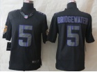 Minnesota Vikings #5 Teddy Bridgewater Black Impact Nike Limited Jerseys